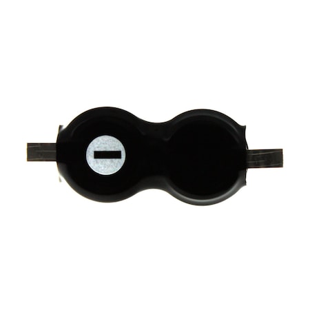 Exell Battery 2/V80H Flat Pack 2.4V 80mAh Memory Backup Battery for GPS-Tracker, RTC, MBU 2/V80H-Flat